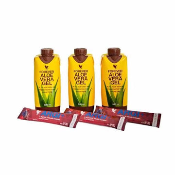 Forever Aloe Vera Gel 330ml & Argi+ Tripack - my - aloe24.shop - Forever Living